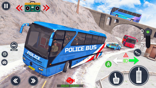 اسکرین شات بازی Police Bus Simulator Bus Games 8