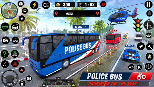 اسکرین شات 6 بازی Police Bus Simulator Bus Games