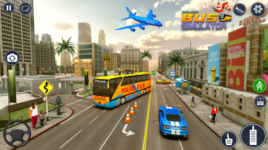 اسکرین شات بازی Police Bus Simulator Bus Games 4