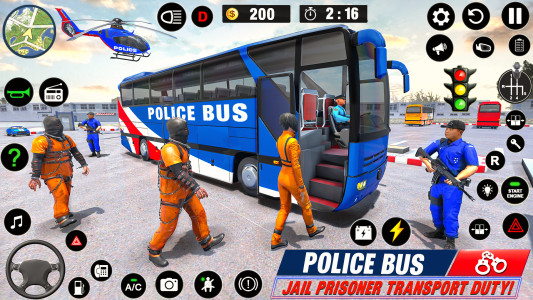 اسکرین شات 7 بازی Police Bus Simulator Bus Games