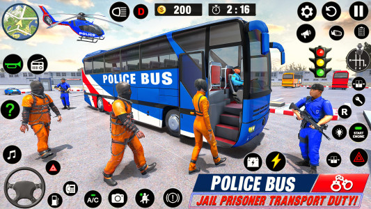 اسکرین شات بازی Police Bus Simulator Bus Games 5