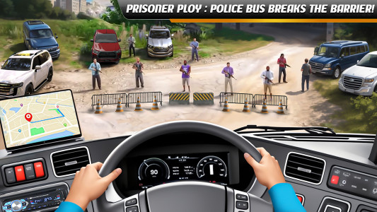 اسکرین شات بازی Police Bus Simulator Bus Games 1