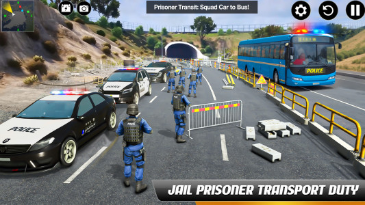 اسکرین شات بازی Police Bus Simulator Bus Games 2
