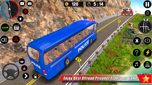 اسکرین شات بازی Police Bus Simulator Bus Games 3