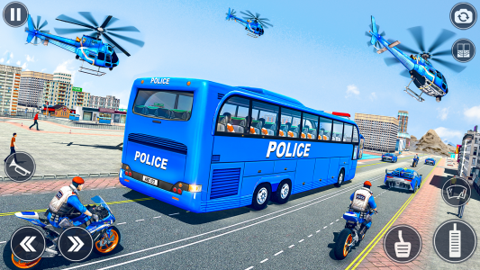 اسکرین شات بازی Police Bus Simulator Bus Games 8