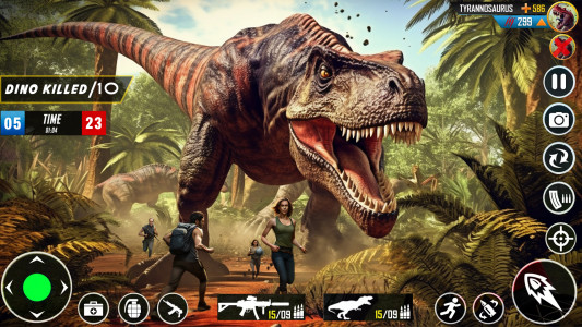 اسکرین شات برنامه Wild Dinosaur Hunting Games 3D 7