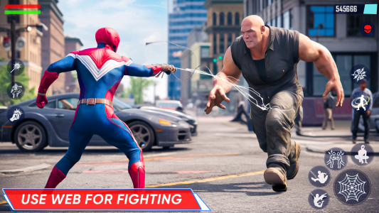 اسکرین شات 2 برنامه Cyber Rope Hero in Spider Game