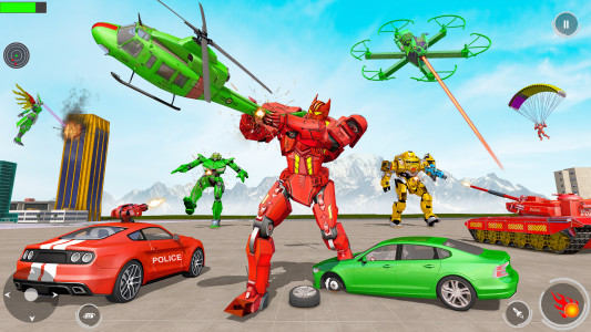 اسکرین شات 3 بازی Police Tank Robot Transform 3d