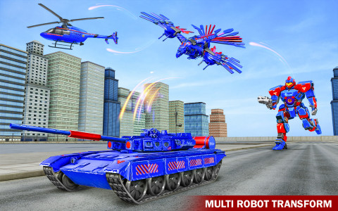 اسکرین شات 7 بازی Police Tank Robot Transform 3d