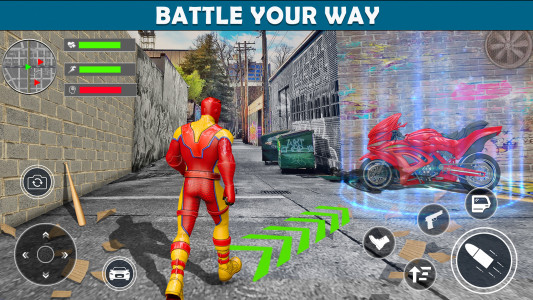 اسکرین شات 7 بازی Wingman Rope Crime Spider Hero