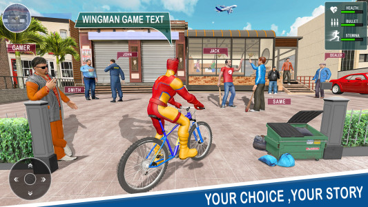 اسکرین شات 5 بازی Wingman Rope Crime Spider Hero