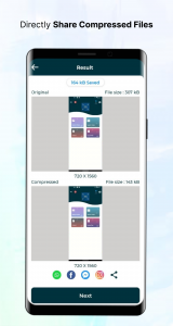 اسکرین شات برنامه Video & Image Compressor App 4