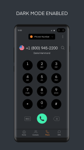 اسکرین شات 5 برنامه Phoner 2nd Phone Number + Text