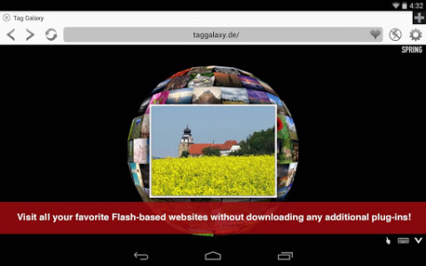 اسکرین شات برنامه Photon Flash Player & Browser 1
