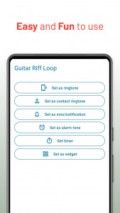 اسکرین شات برنامه Guitar Ringtones 3