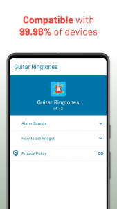 اسکرین شات برنامه Guitar Ringtones 4