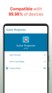 اسکرین شات 4 برنامه Guitar Ringtones
