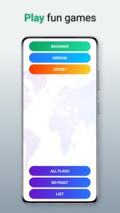 اسکرین شات 3 بازی Flags of the World Quiz Game