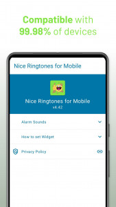 اسکرین شات 4 برنامه Nice Ringtones for Mobile