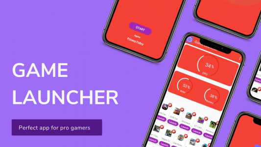 اسکرین شات برنامه Game Launcher : App Launcher 1