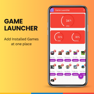 اسکرین شات 2 برنامه Game Launcher : App Launcher
