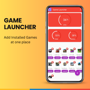 اسکرین شات برنامه Game Launcher : App Launcher 2