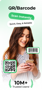 اسکرین شات 1 برنامه QR Scanner - Barcode Reader