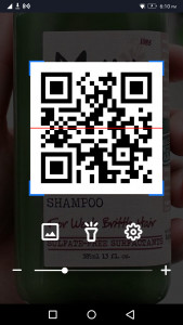 اسکرین شات برنامه QR Scanner - Barcode Reader 1