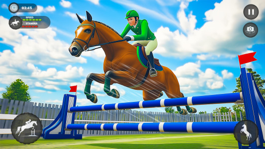 اسکرین شات 4 بازی Horse Racing Rider Horse Games