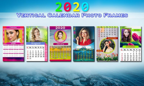 اسکرین شات برنامه 2020 Calendar Photo Frames 7