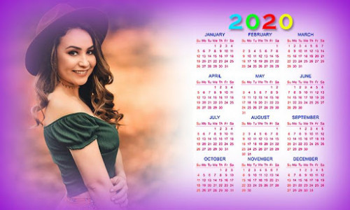 اسکرین شات برنامه 2020 Calendar Photo Frames 3