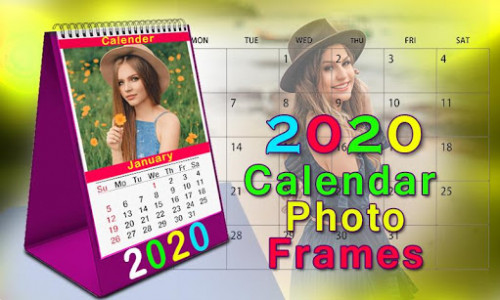 اسکرین شات برنامه 2020 Calendar Photo Frames 2