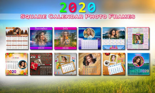 اسکرین شات برنامه 2020 Calendar Photo Frames 6