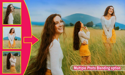 اسکرین شات 3 برنامه Photo Mixer - Photo Blender