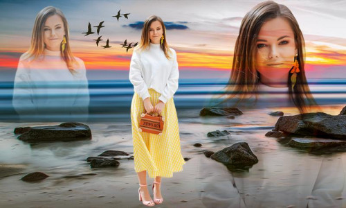 اسکرین شات 3 برنامه Photo Blender - Photo Mixer