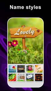 اسکرین شات 3 برنامه Name Art Photo Editing App Ai