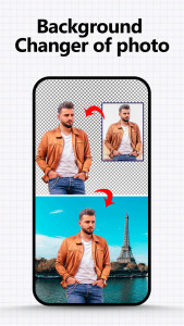 اسکرین شات 1 برنامه Background Changer of Photo