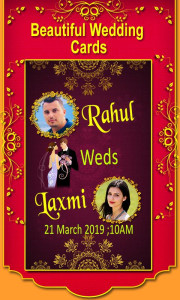 اسکرین شات 5 برنامه Wedding Invitation Card Maker