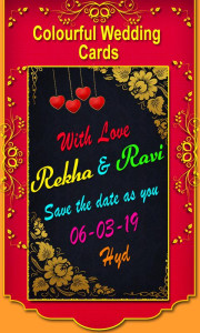 اسکرین شات 4 برنامه Wedding Invitation Card Maker