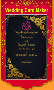 اسکرین شات 3 برنامه Wedding Invitation Card Maker
