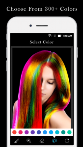 اسکرین شات برنامه Hair Color 3