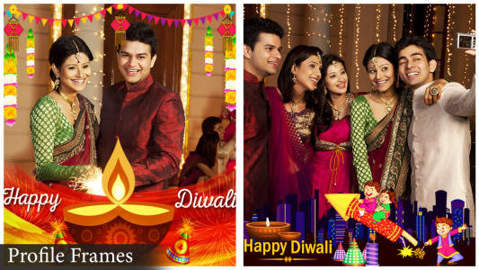 اسکرین شات برنامه Happy Diwali Photo Frame 2023 5