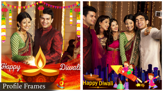 اسکرین شات برنامه Happy Diwali Photo Frame 5