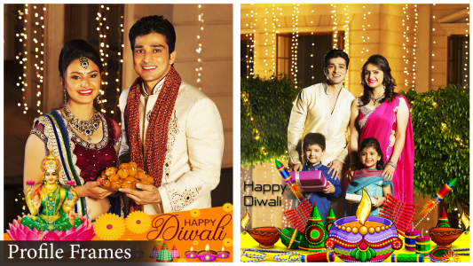 اسکرین شات برنامه Happy Diwali Photo Frame 2023 2