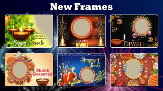 اسکرین شات برنامه Happy Diwali Photo Frame 2023 7