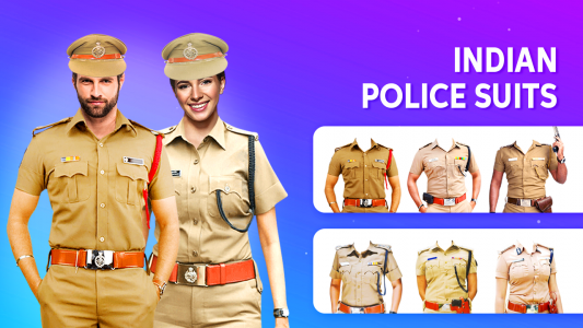 اسکرین شات 1 برنامه Police Photo Suit 2025 Editor