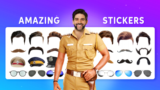 اسکرین شات 3 برنامه Police Photo Suit 2025 Editor