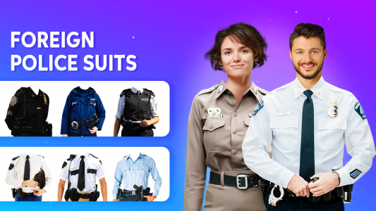 اسکرین شات 2 برنامه Police Photo Suit 2025 Editor