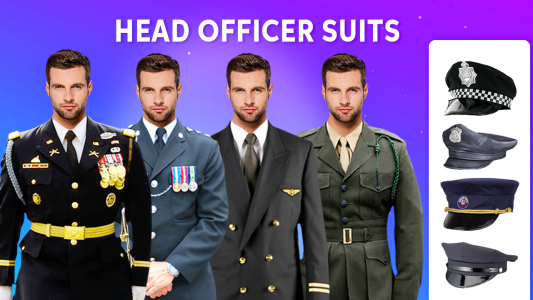 اسکرین شات 6 برنامه Police Photo Suit 2025 Editor
