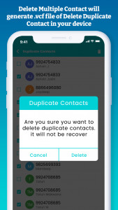 اسکرین شات برنامه Duplicate Contacts Remover 6